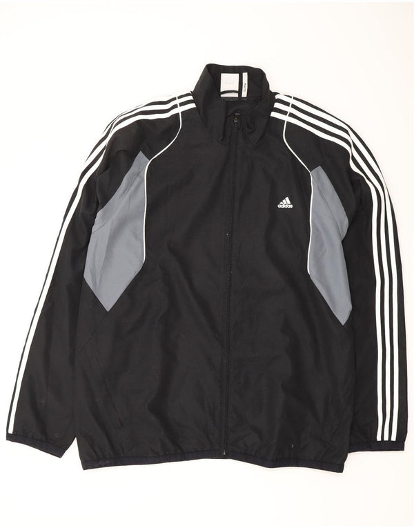 Giacca antipioggia ADIDAS da uomo Climalite 2XL Poliestere color block nero