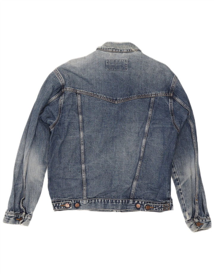 Giacca di jeans da donna Wrangler UK 16 grande cotone blu