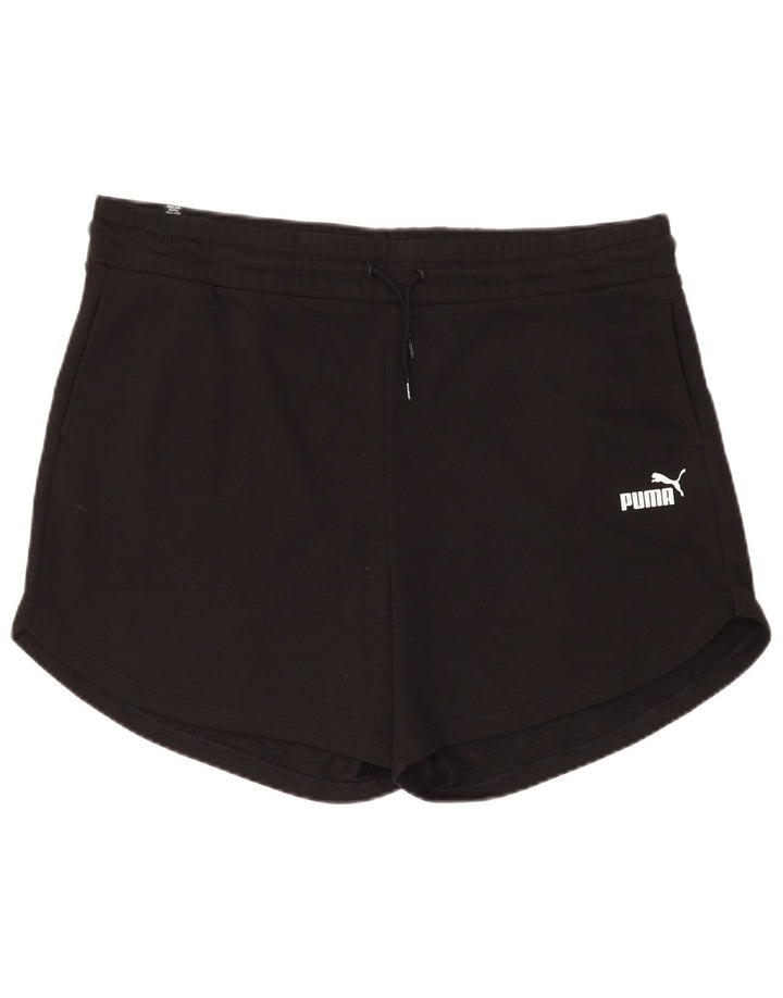 Pantaloncini sportivi da uomo Puma 2XL cotone nero