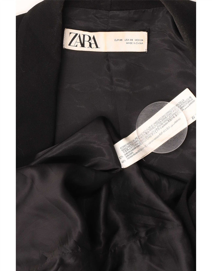 Giacca blazer oversize da donna Zara UK 6 XS poliestere nero