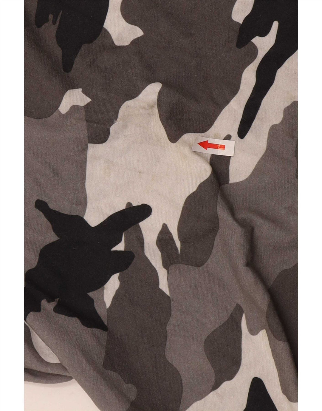T-shirt Adidas Climalite da uomo Top grande in poliestere mimetico grigio