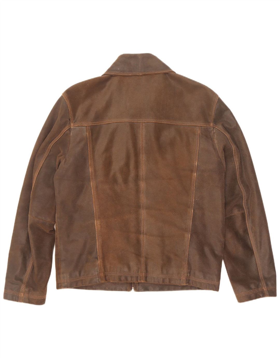 Giacca in pelle da uomo S.Oliver UK 38 Marrone medio