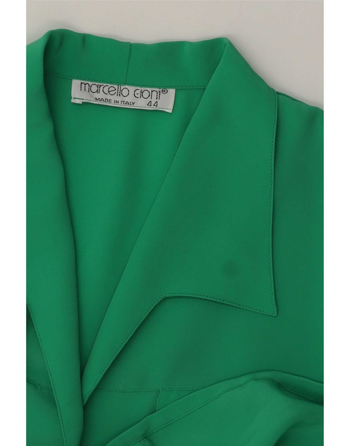 Camicia a maniche corte da donna Marcello Cioni IT 44 Verde medio
