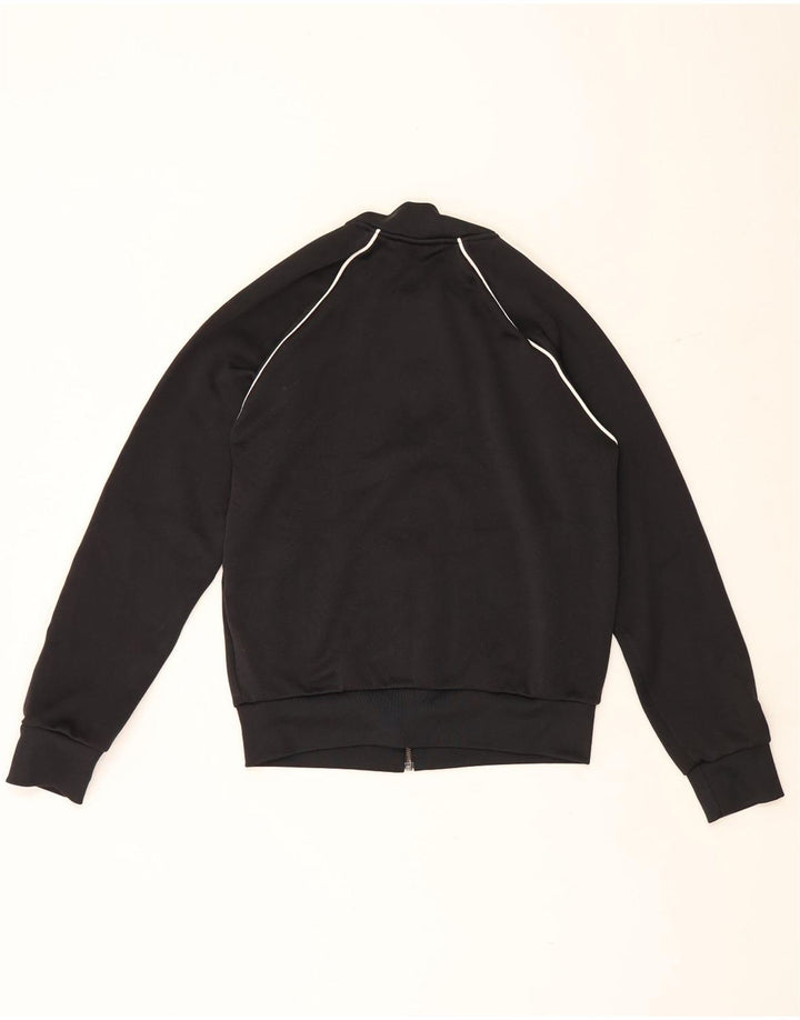 Giacca da tuta da donna Adidas UK 14 Medium Nero Poliestere