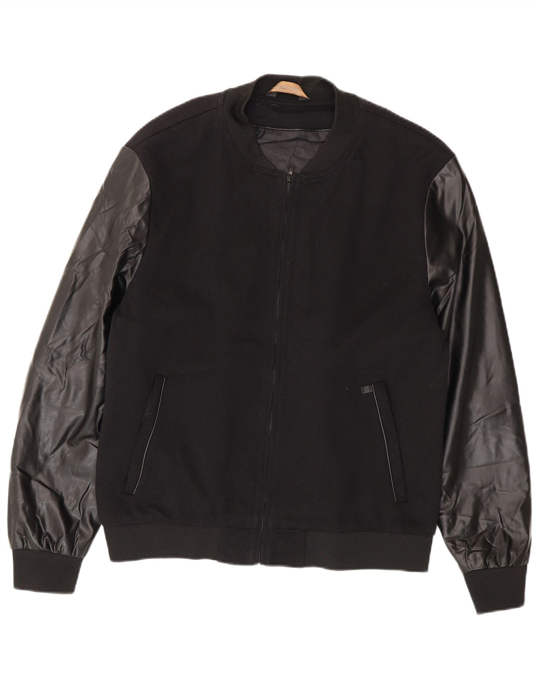 Giubbotto bomber da uomo Zara UK 42 XL poliestere nero