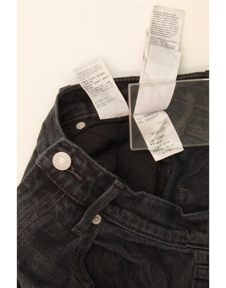 Jeans affusolati da donna Levi's W26 L29 cotone nero