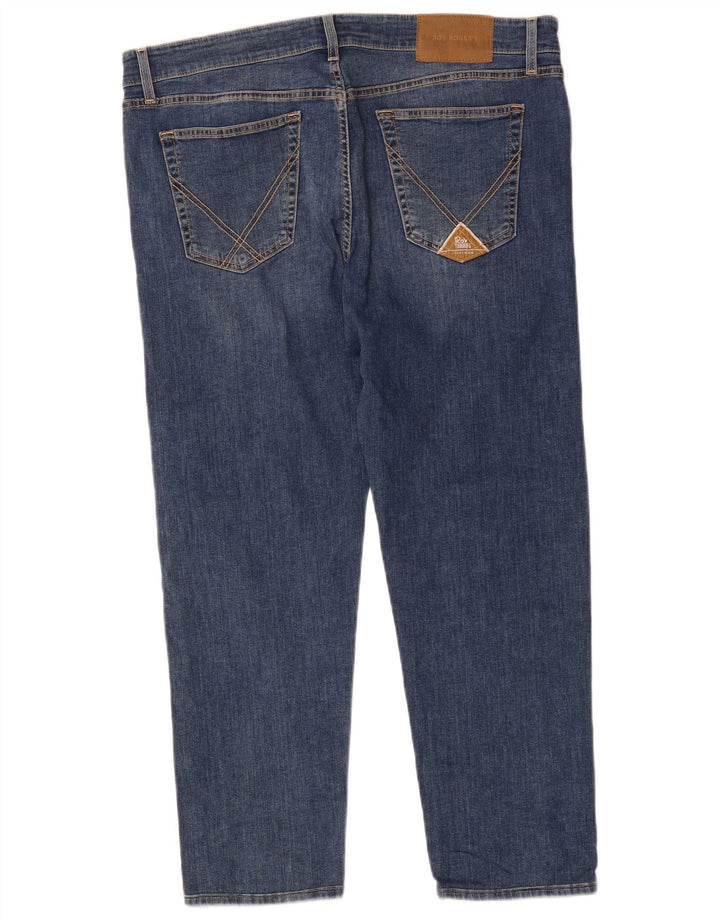 Jeans corti affusolati da uomo Roy Rogers W40 L26 cotone blu