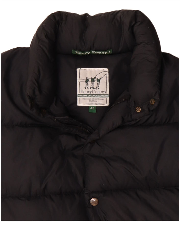 Giacca imbottita ampia da uomo HENRY COTTONS IT 48 media nera