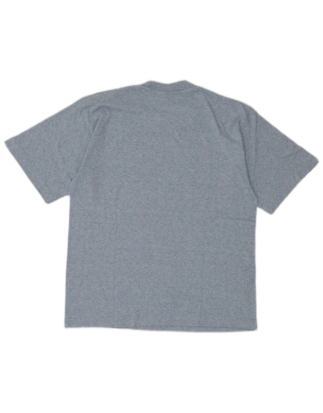 T-shirt da uomo CHAMPION Top in cotone chiazzato blu piccolo