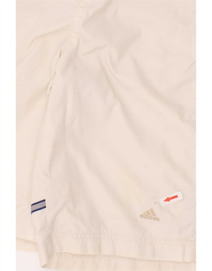 Pantaloncini da bagno Adidas da bambino 13-14 anni in poliestere a righe bianche