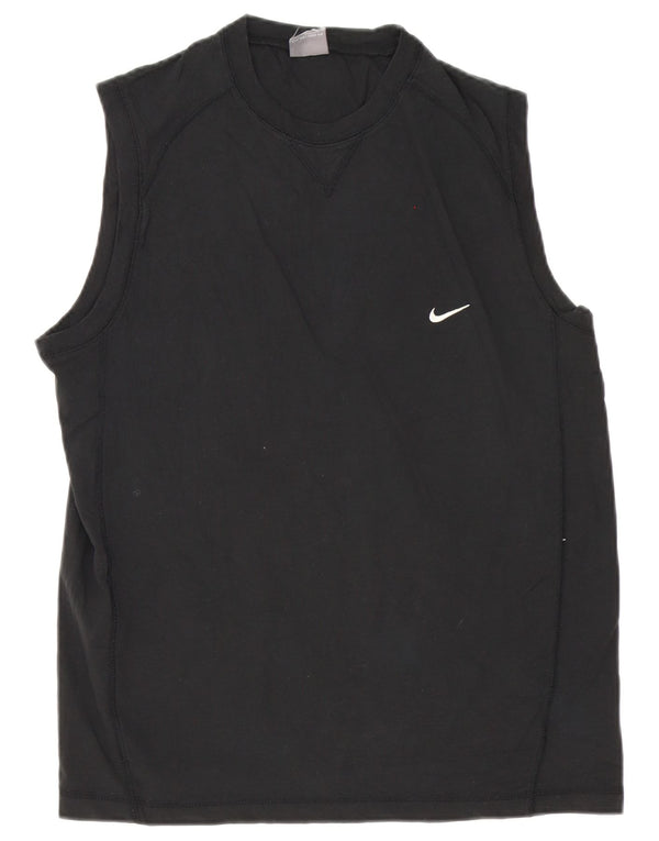 T-shirt da uomo Nike Top in cotone nero medio