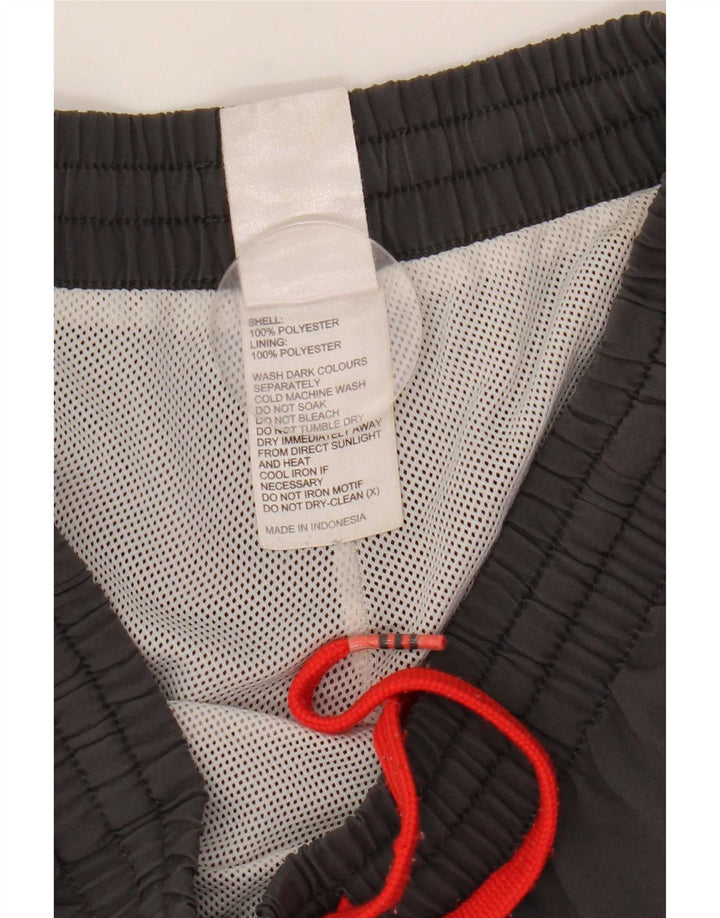 Pantaloncini sportivi Adidas Climalite Graphic da uomo piccoli in poliestere grigio
