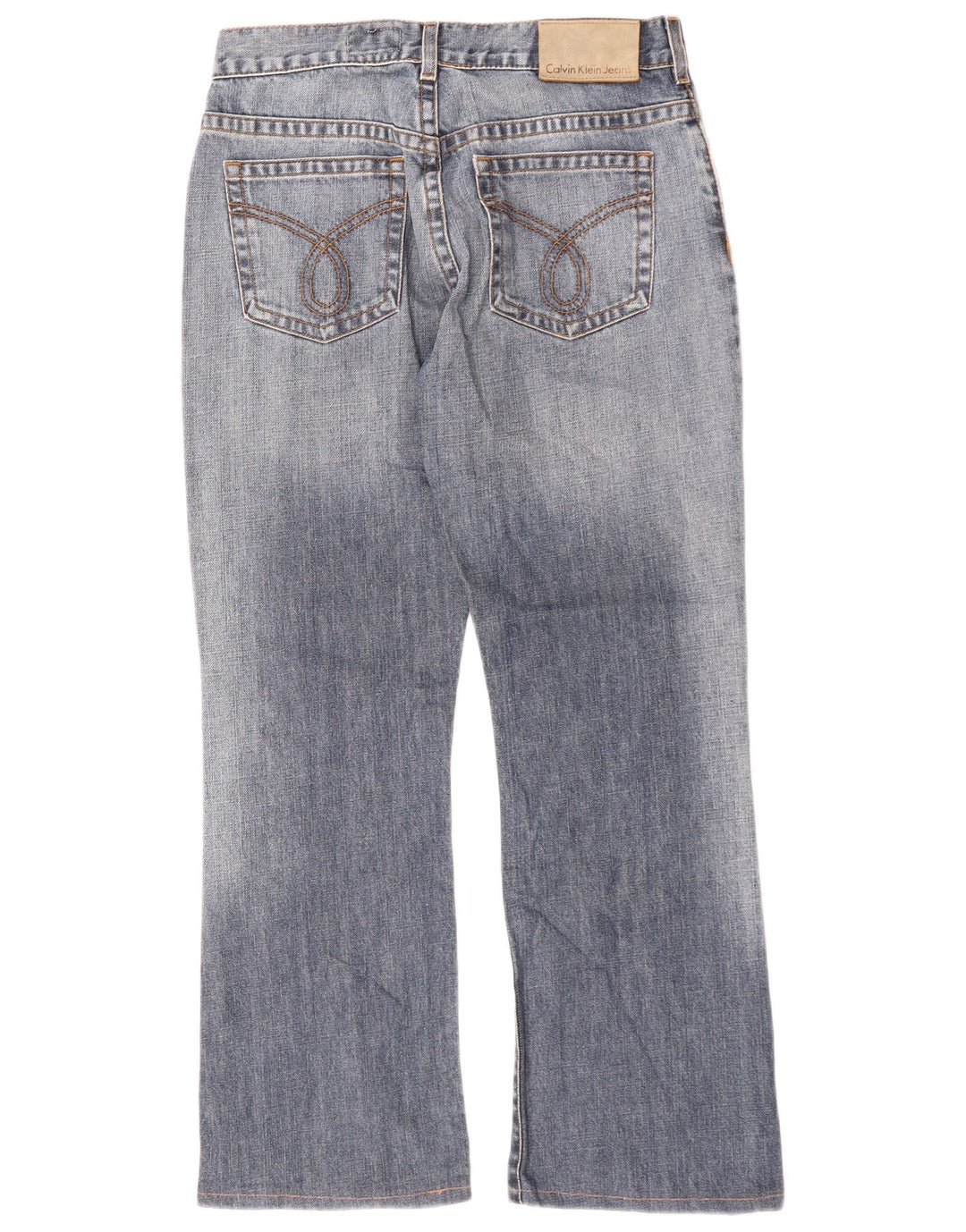 CALVIN KLEIN Jeans Bootcut da uomo W29 L27 Blu Cotone