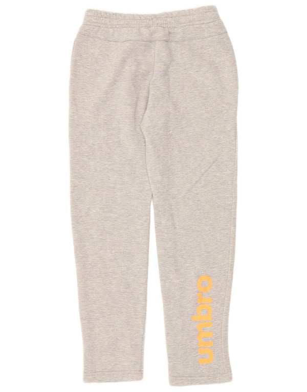Pantaloni da tuta con grafica Umbro da uomo XS in cotone grigio