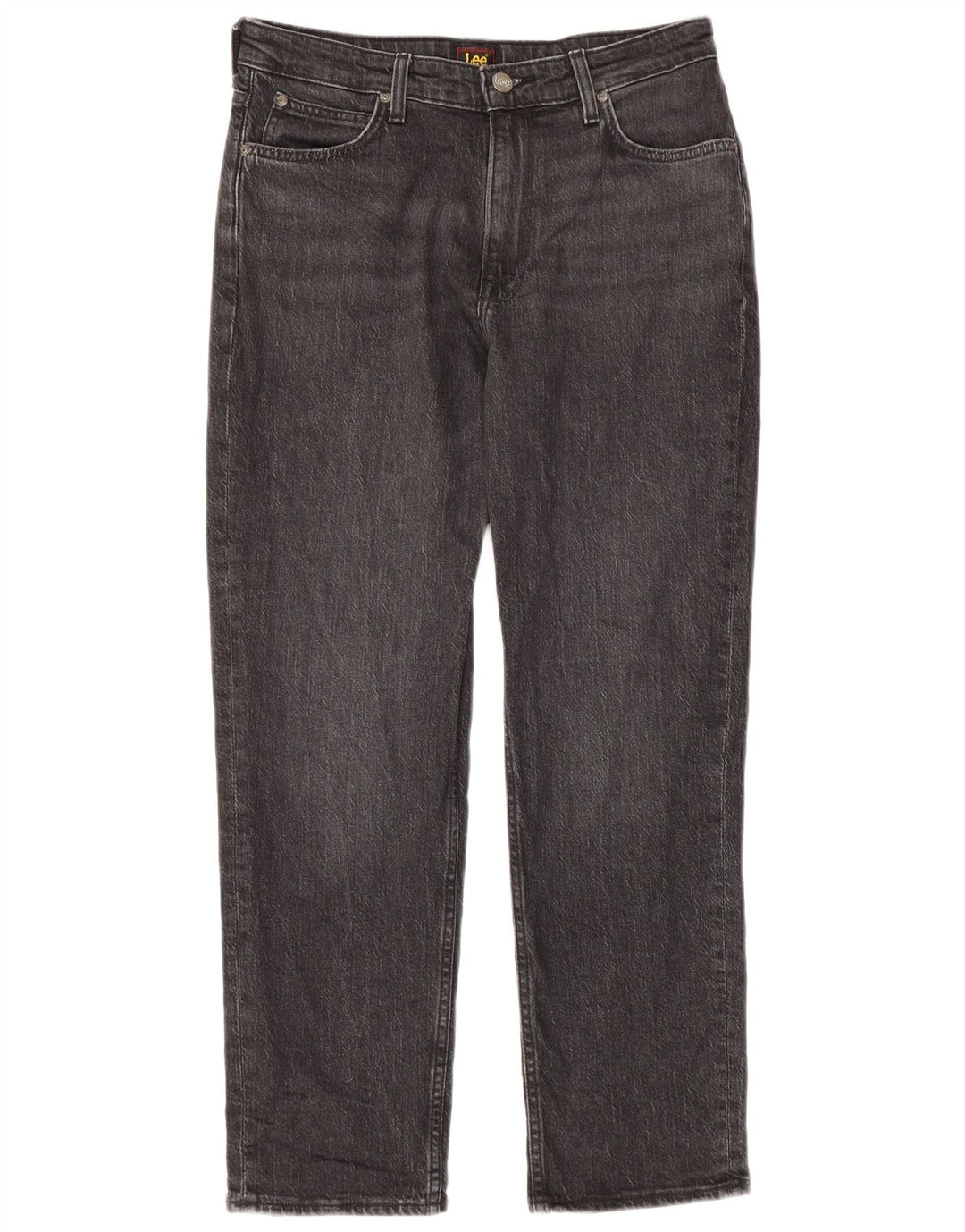 Jeans dritti Carol da donna Lee W29 L26 cotone grigio