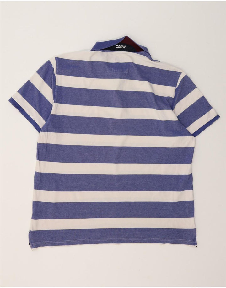 Crew Clothing Polo da uomo 2XL in cotone a righe blu