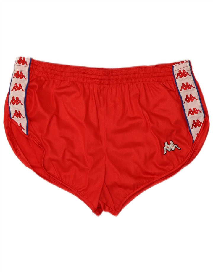 Set da 2 pezzi con grafica Kappa da donna IT 46 Large Rosso Colourblock Poliammide