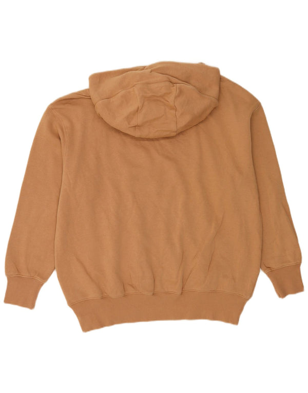 Felpa con cappuccio Nike da uomo, vestibilità ampia, piccola, in cotone marrone