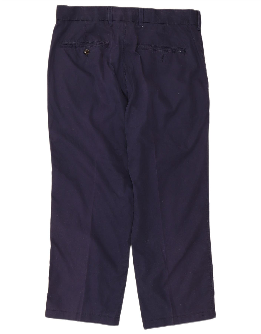 Pantaloni cropped da uomo Marks & Spencer W34 L25 cotone blu navy