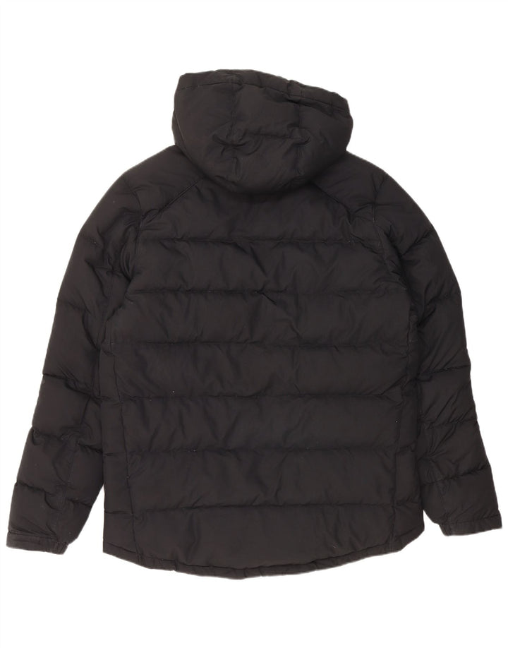 Giacca imbottita con cappuccio Nike da uomo UK 40 grande poliestere nero