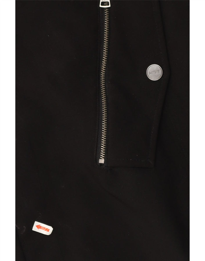 Giacca Parka con cappuccio da donna Dkny UK 18 XL poliestere nero