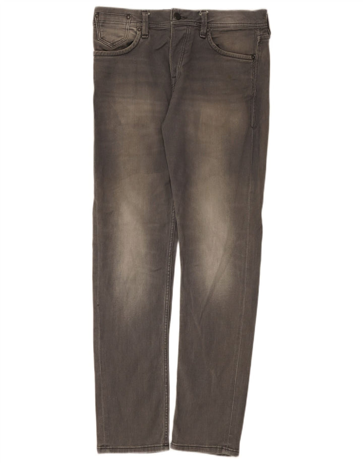Jeans slim da uomo Jack & Jones W29 L32 cotone grigio
