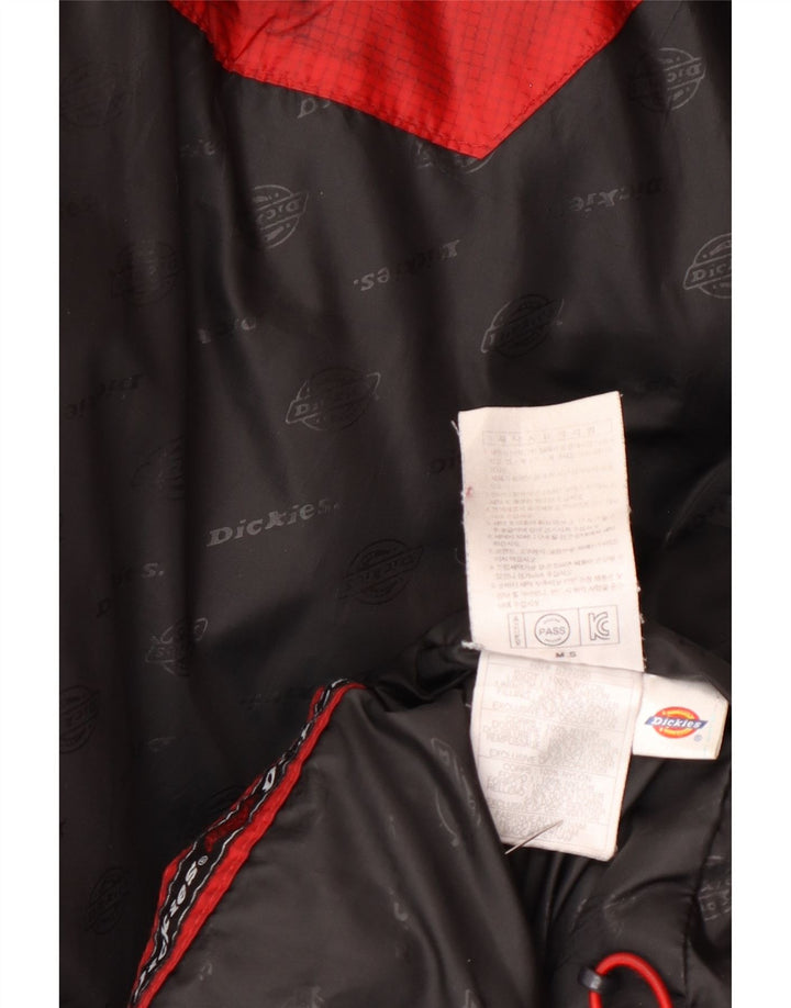 Dickies Giacca imbottita con cappuccio da uomo UK 38 Nylon color block rosso medio
