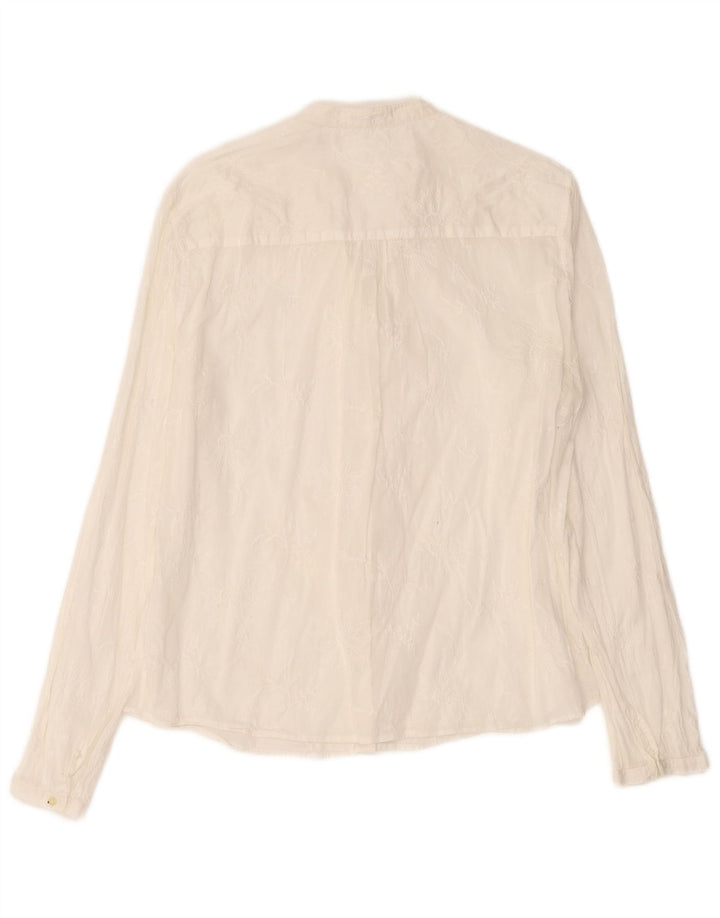 Camicia da donna Massimo Dutti EU 44 XL Bianco sporco floreale