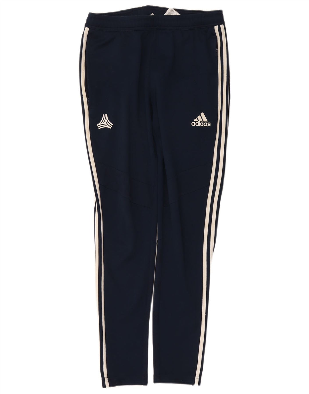 Pantaloni da tuta con grafica ADIDAS da uomo piccoli in poliestere blu navy