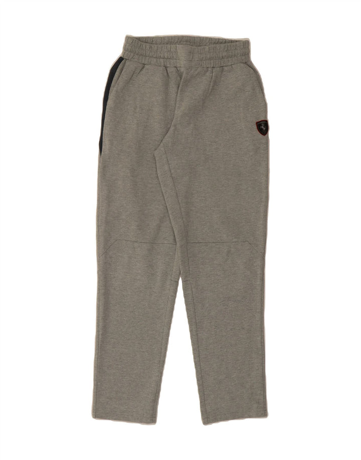 FERRARI Mens Tracksuit Trousers Small Grey Colourblock Cotton Vintage Ferrari and Second-Hand Ferrari from Messina Hembry 