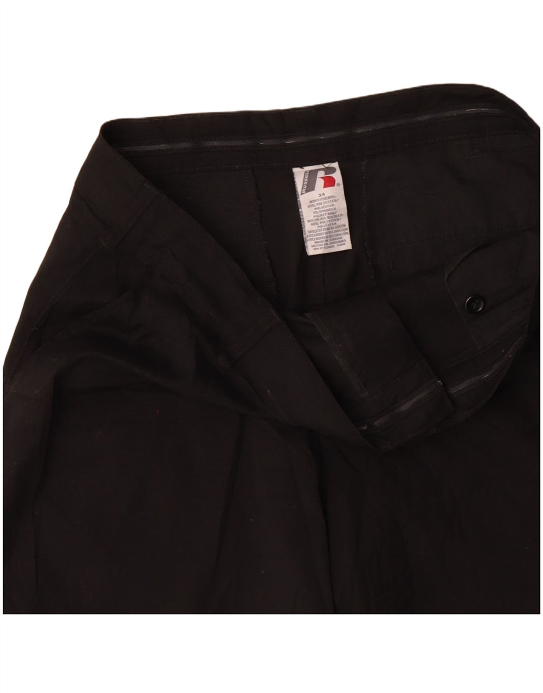Pantaloncini chino da uomo RUSSELL ATHLETIC W34 Large poliestere nero