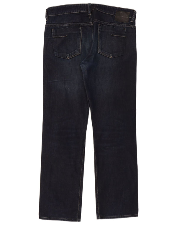 Jeans dritti da uomo Calvin Klein W33 L34 cotone blu navy