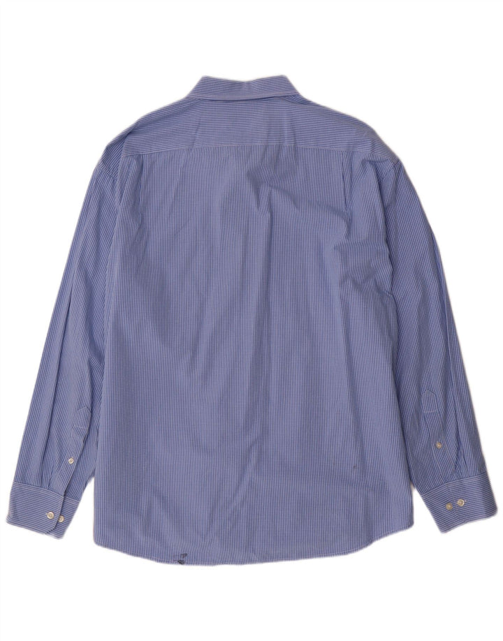 Camicia da uomo IZOD XL in cotone a quadri blu