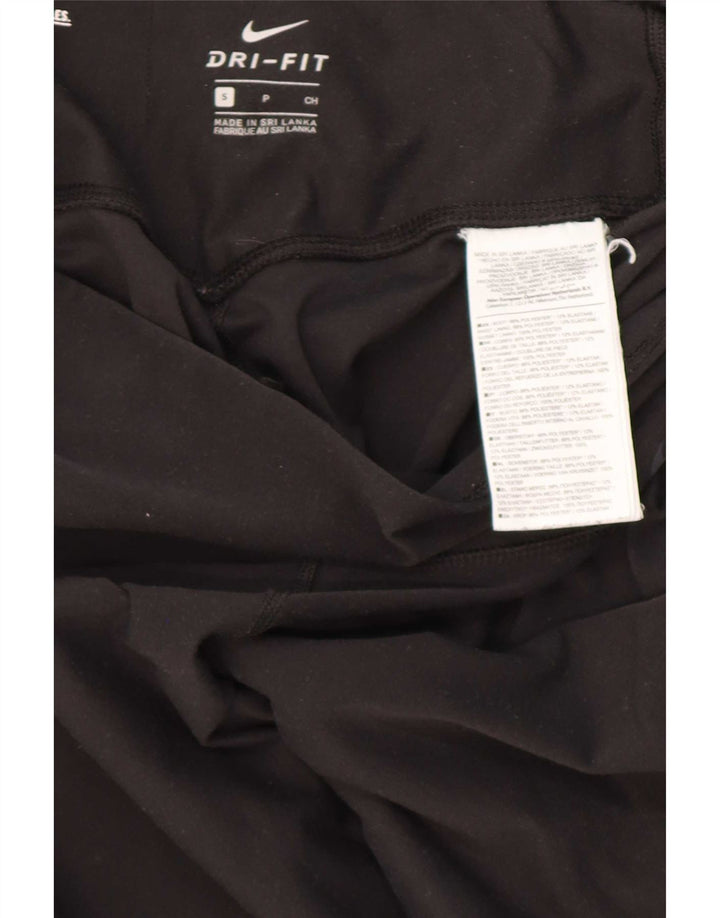 Leggings Nike Dri Fit da donna UK 10 piccoli poliestere nero