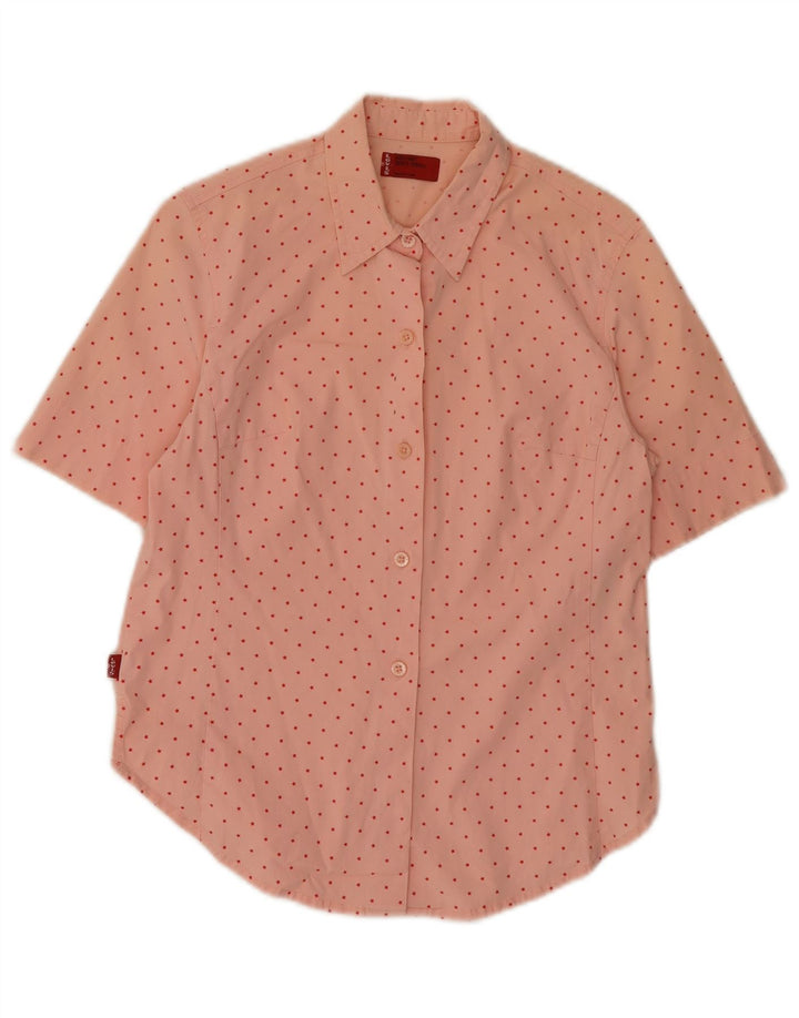 Camicia Levi's da donna con motivo astratto UK 10 Small in cotone rosa