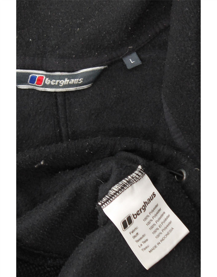 Giacca in pile da uomo BERGHAUS UK 40 grande poliestere nero