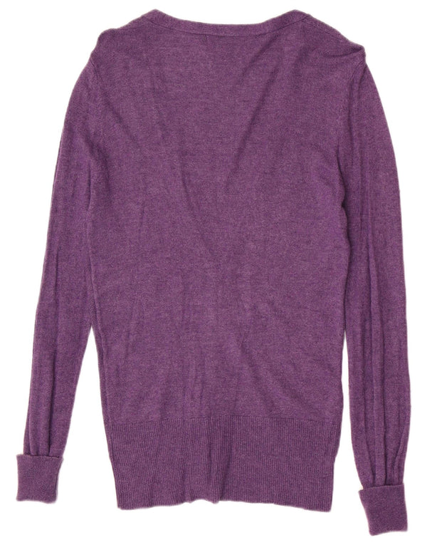 Maglione cardigan da donna Mossimo UK 4 XS nylon viola