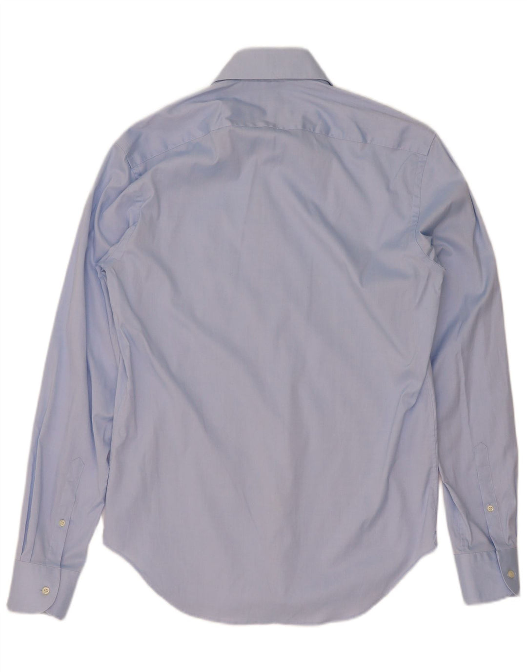 Camicia Boggi da uomo su misura taglia 39 cotone blu medio