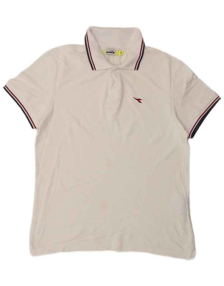 Polo Uomo DIADORA Cotone Medio Bianco