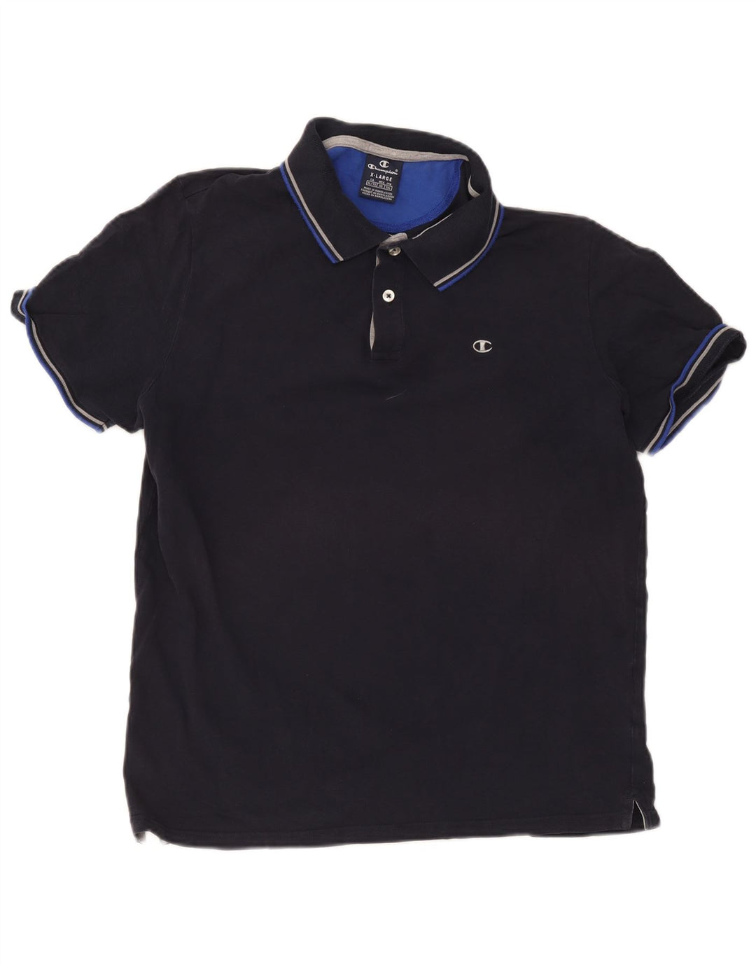 Polo da uomo Champion XL in cotone blu navy
