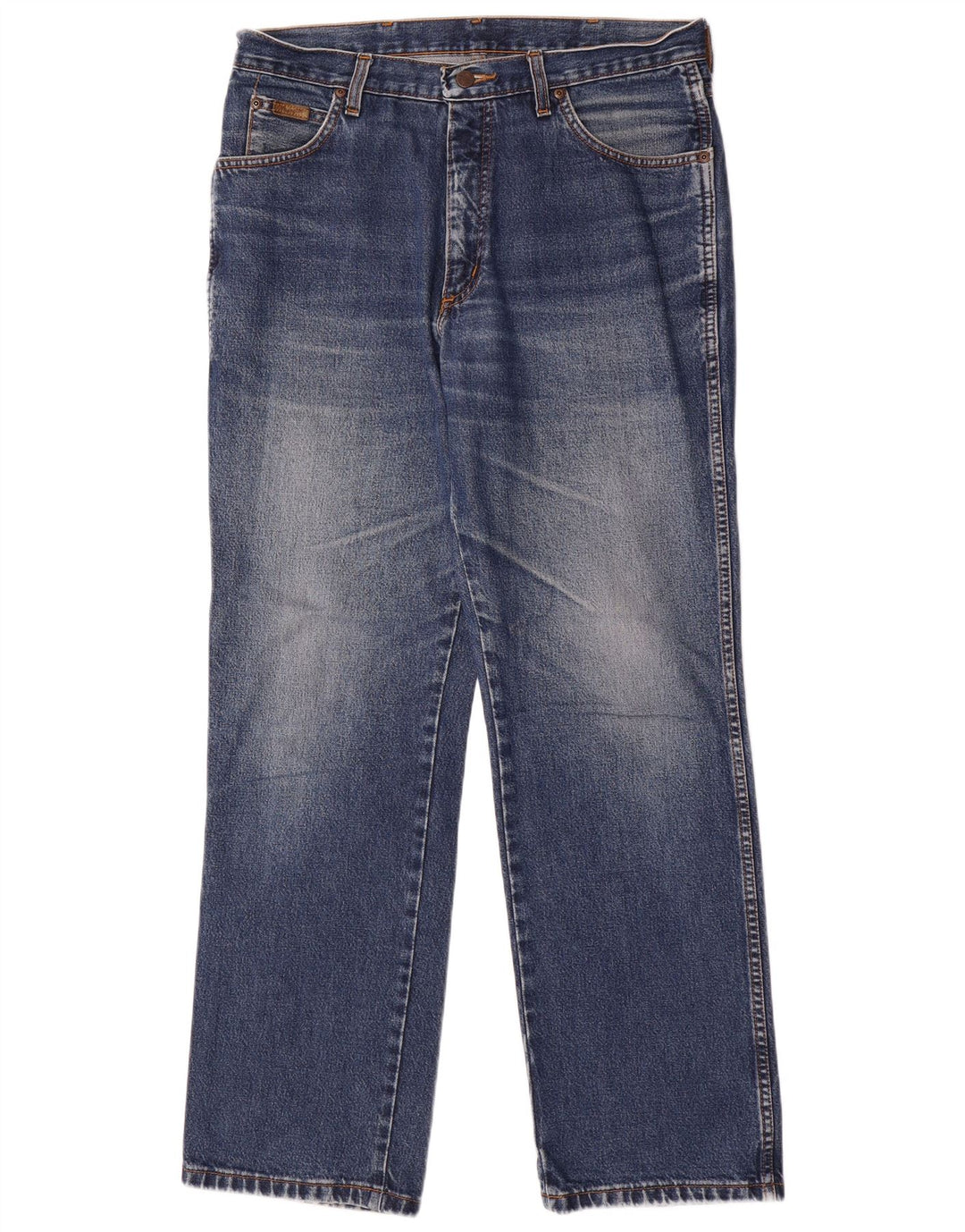 Jeans dritti da uomo Wrangler Ohio W34 L32 cotone blu