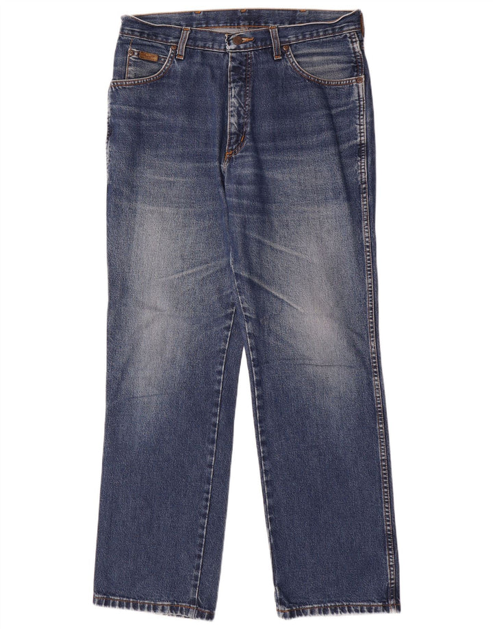 Jeans dritti da uomo Wrangler Ohio W34 L32 cotone blu
