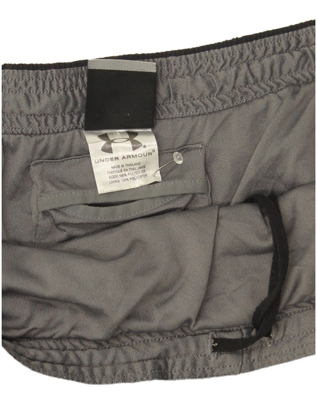Pantaloncini sportivi da uomo Under Armour piccoli sportivi in poliestere nero