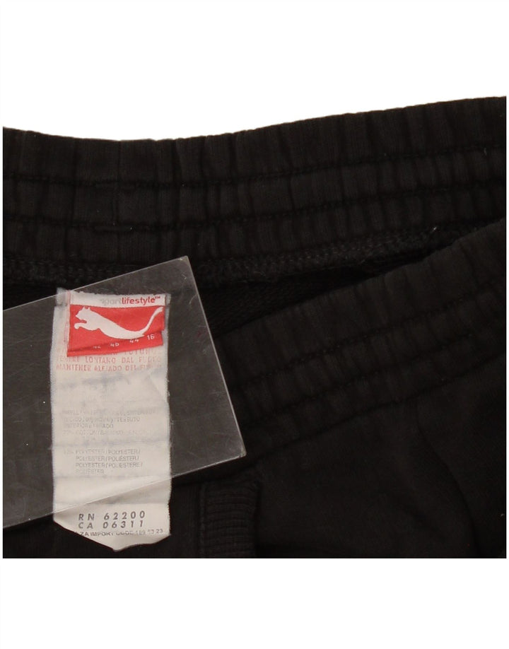 Pantaloni da tuta da donna PUMA Joggers UK 16 Large Nero Cotone