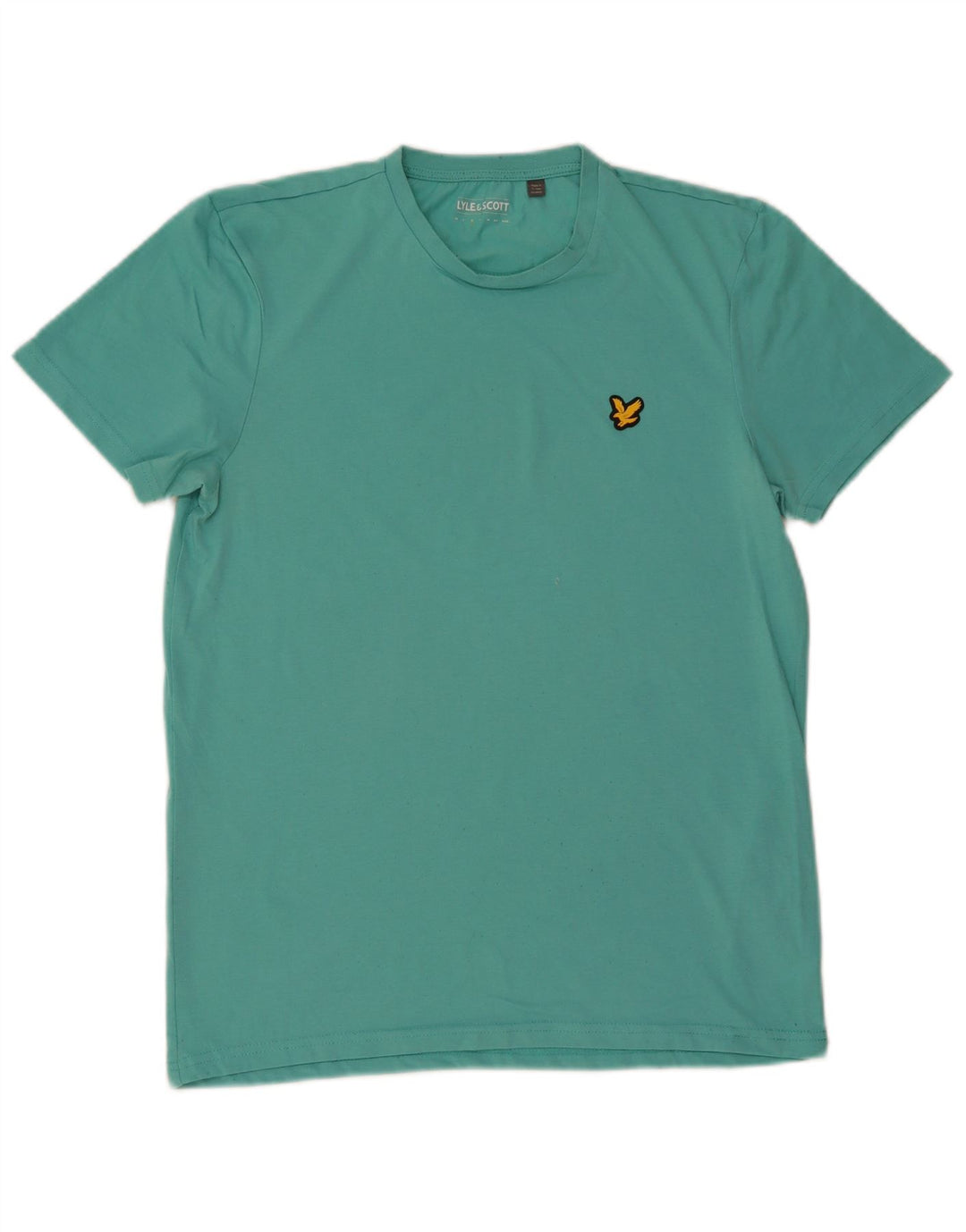 T-shirt da uomo LYLE & SCOTT Top in cotone turchese medio