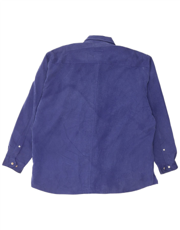 Ted Baker Camicia da uomo Taglia 4 Large Blu Polynosic
