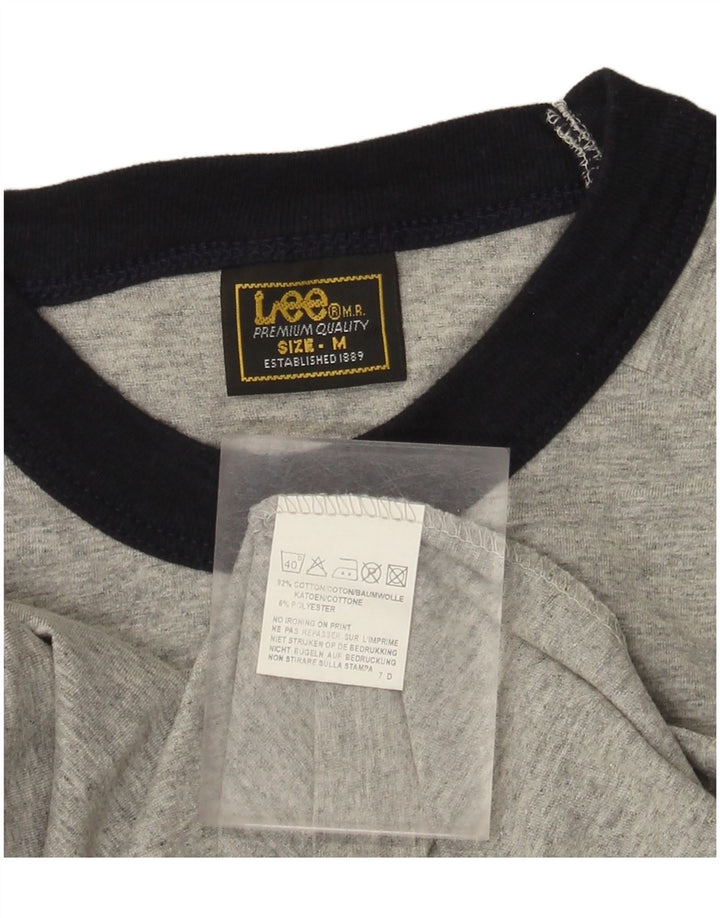 Maglietta da uomo Lee Top in cotone grigio medio