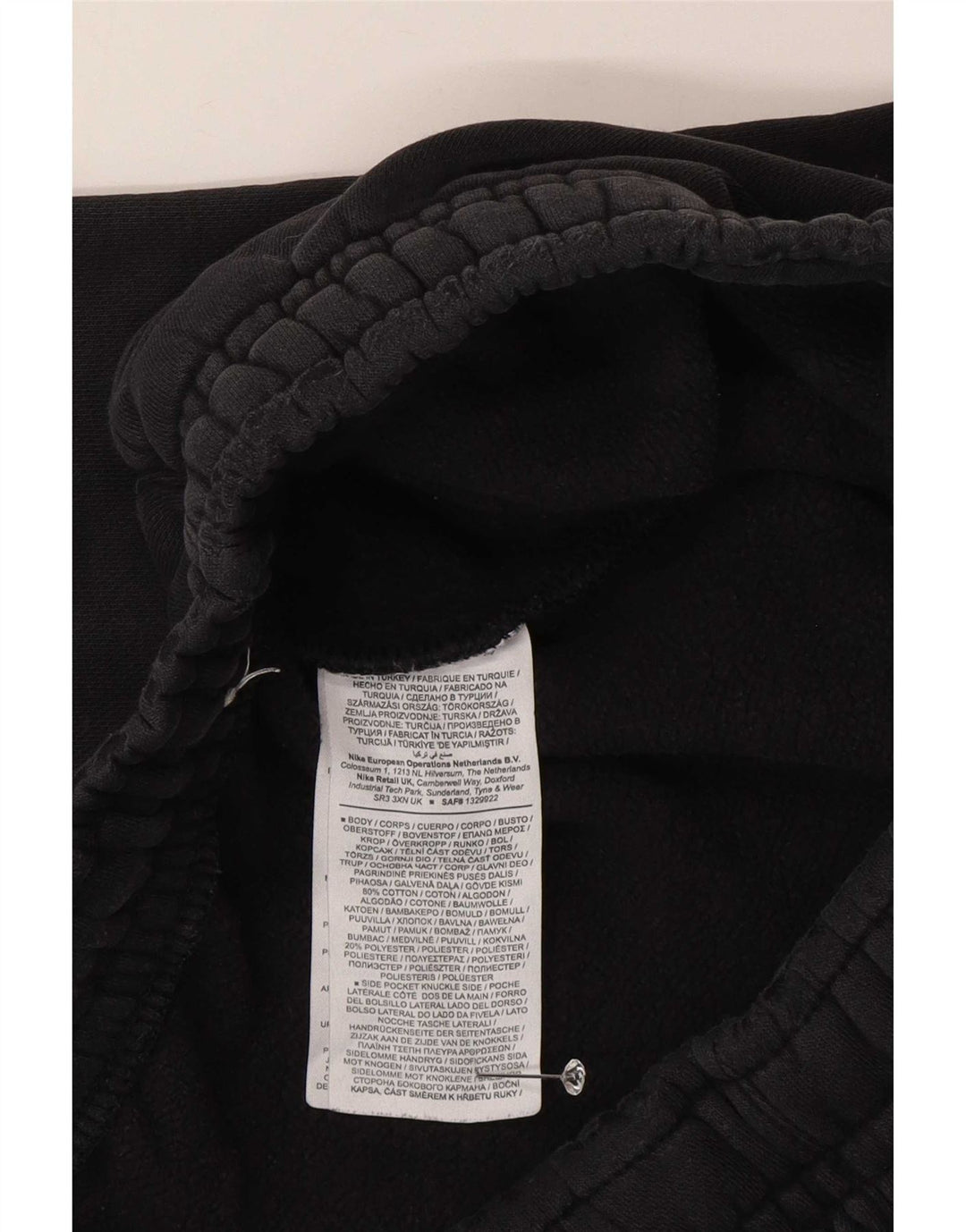 Pantaloni da tuta Nike Graphic Cargo da donna, Joggers, UK 14, medio, neri