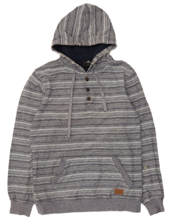 Maglione maglione da donna Rip Curl UK 14 Gessato grande grigio