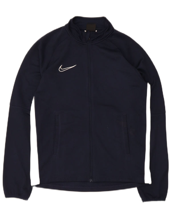 Giacca da tuta da ragazzo Nike Dri Fit Top Jacket 12-13 anni Large Blu Navy